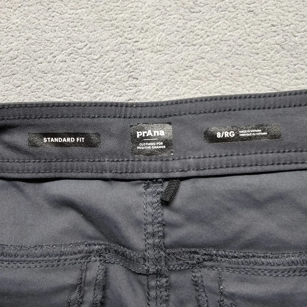 prAna Halle Jogger II Pants Womens 8 Charcoal Grey Hiking Outdoor 1971051